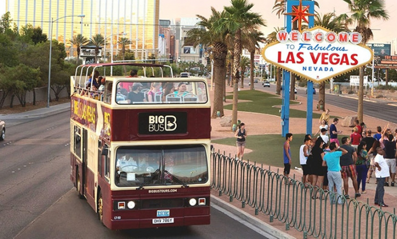 Big Bus Tours Las Vegas is a travel company in Las Vegas, USA, founded in 1991. Photo: groupon.com