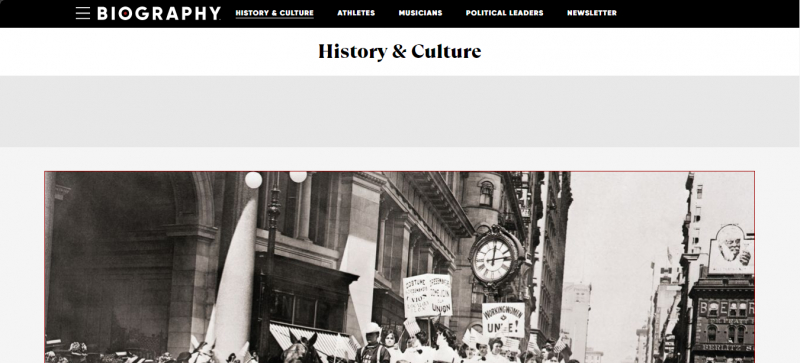 Screenshot via biography.com/history-culture