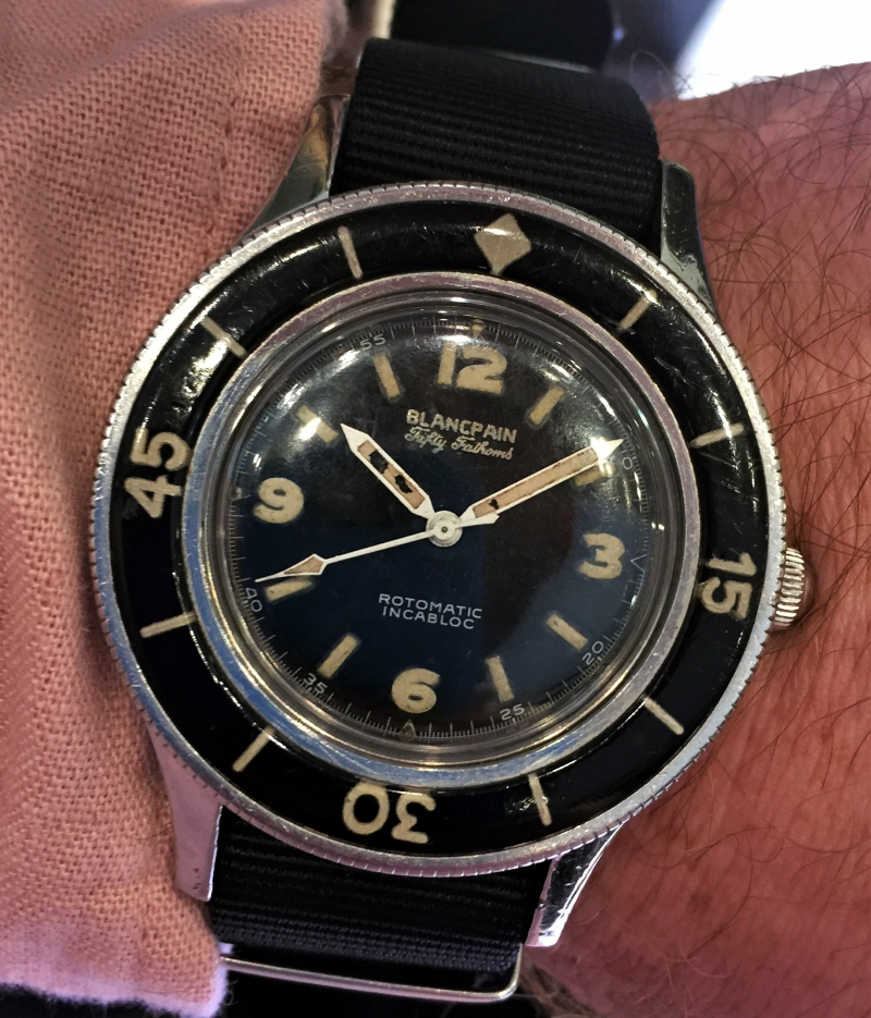 1953 Blancpain Fifty Fathoms (Ref. 2462) Aqualung 1000FT
