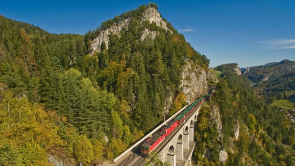 The Semmering line was built to connect Vienna and Trieste - Thomas Aichinger/imageBROKER/Shutterstock