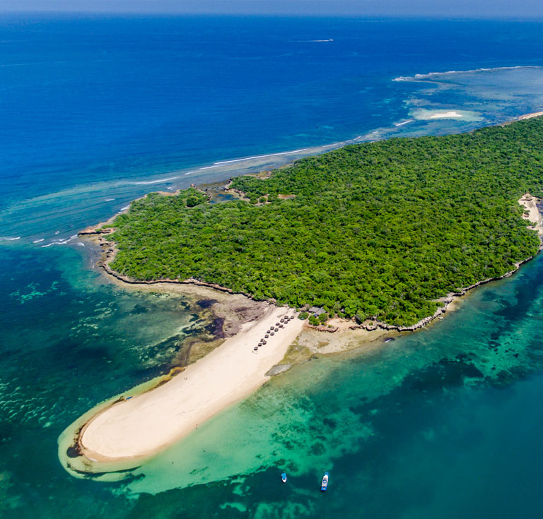 Bongoyo Island Beach (photo: https://www.coralbeach-tz.com/)