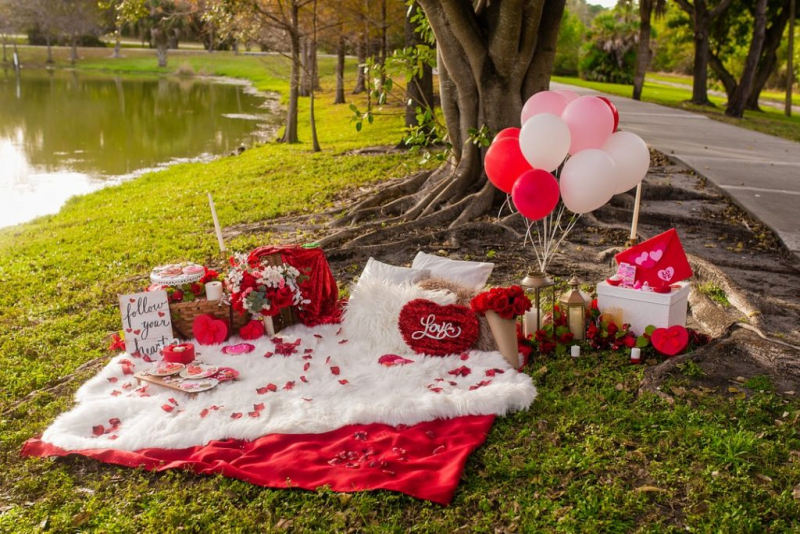 A Valentine's Day picnic is also an interesting option.