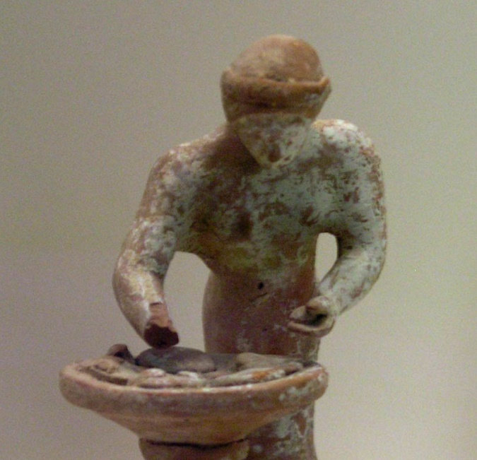 Woman kneading bread, c. 500–475 BC -en.wikipedia.org