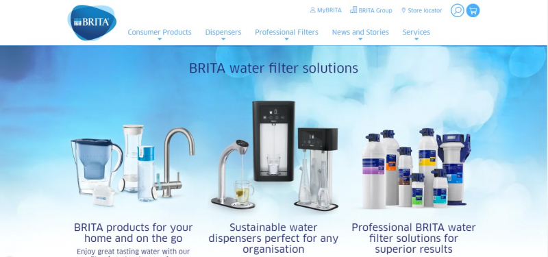 Today, Brita operates in 69 countries across five continents - Screenshot photo