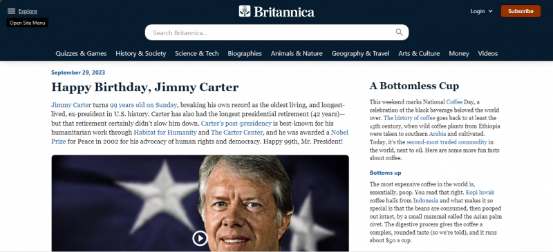 Screenshot via britannica.com