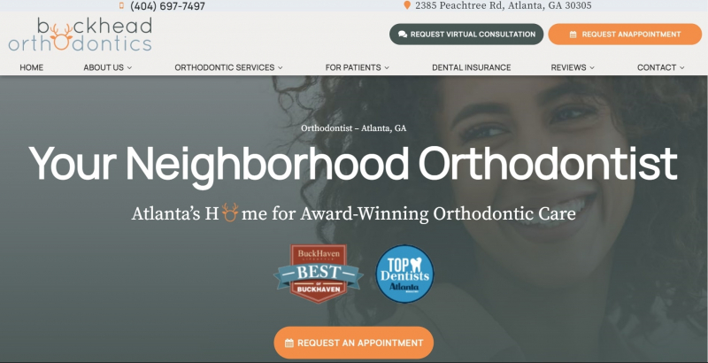 Buckhead Orthodontics. Photo: screenshot