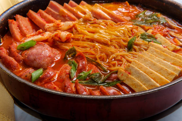 Budae jjigae Korean army stew