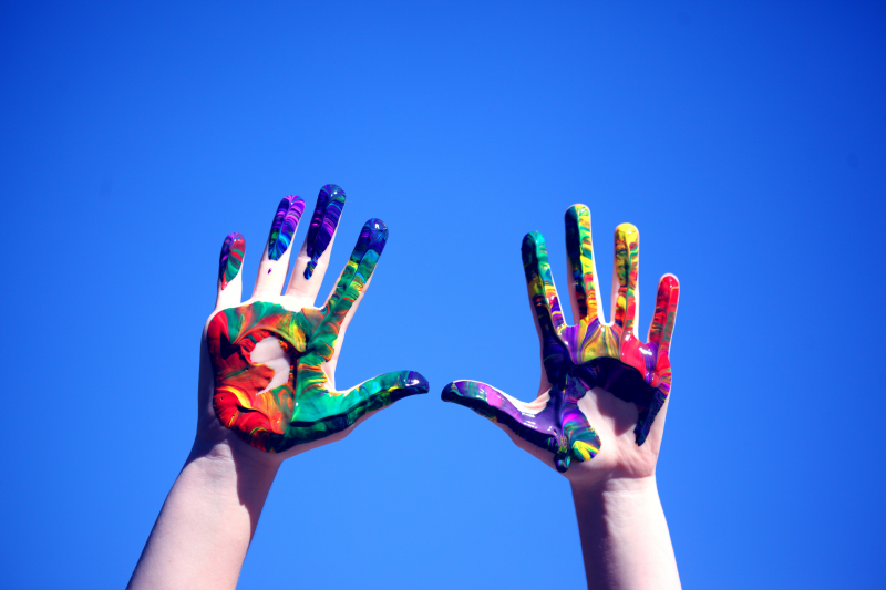 Photo by Alexander Grey: https://www.pexels.com/photo/person-s-hands-with-paint-1428171/
