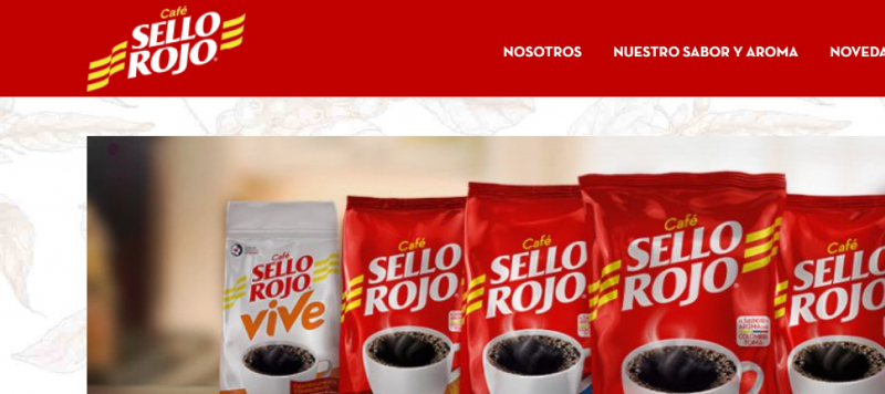 Screenshot of https://cafesellorojo.com/