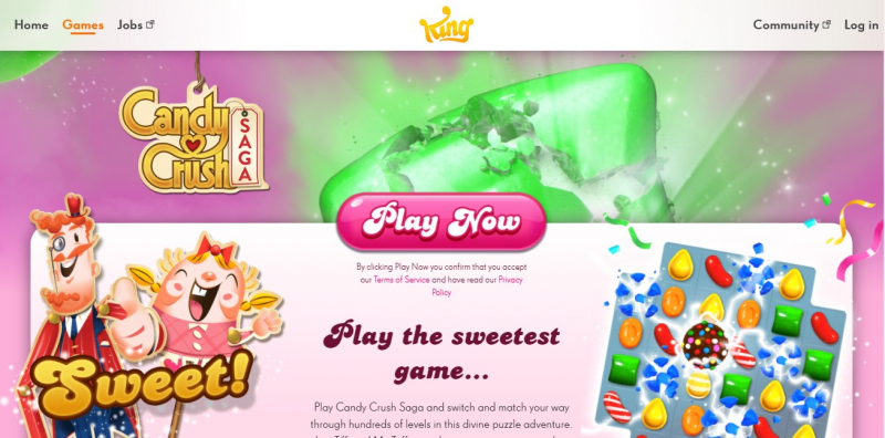 Candy Crush Saga is designed with sweet candy images, simple but interesting gameplay - Screenshot photo