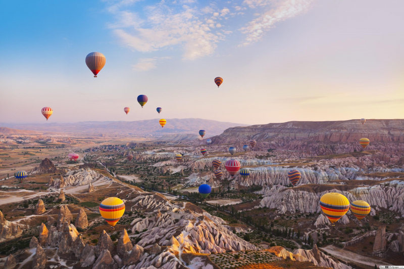 Cappadocia is an incredible location in Turkey. Photo: besthdwallpaper.com