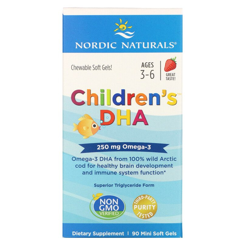 Nordic Naturals Children’s DHA Chewable Soft Gels (photo: Amazon)