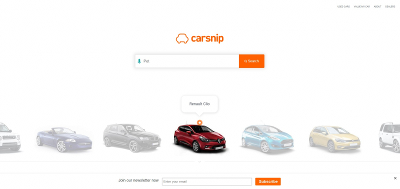 Carsnip website (www.carsnip.com)