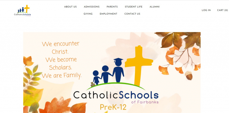 Screenshot of https://www.catholic-schools.org/