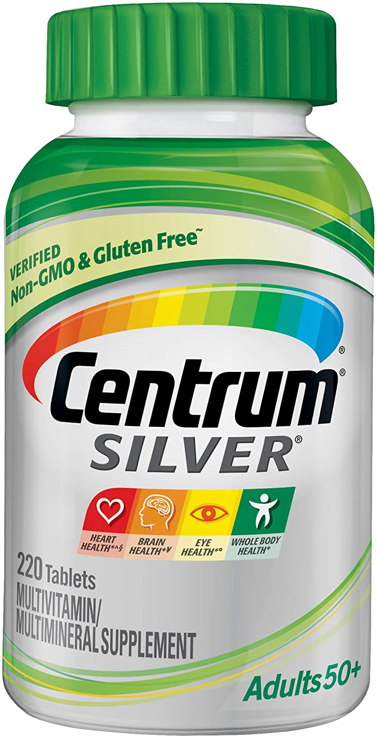 Centrum Silver Multivitamin for Adults 50 Plus. Photo: amazon.com