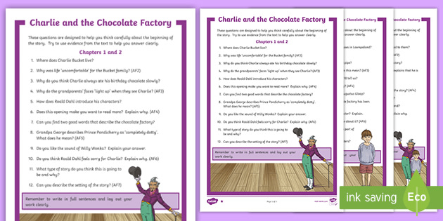 charlie and the chocolate factory play characters