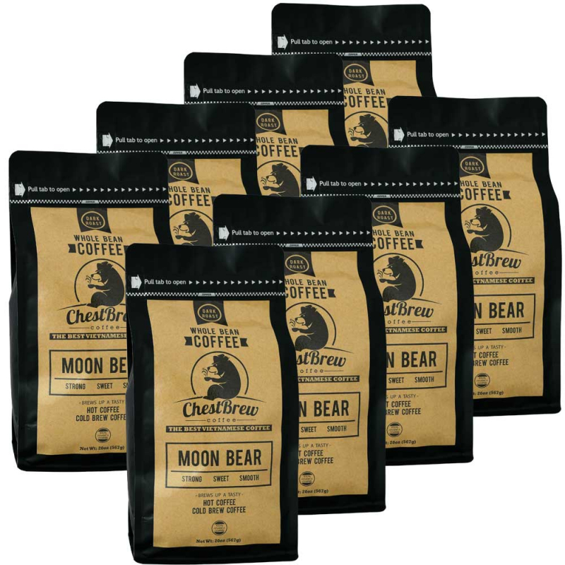 Screenshot of https://chestbrew.com/product/8-bags-moon-bear-coffee-bundle-160oz/