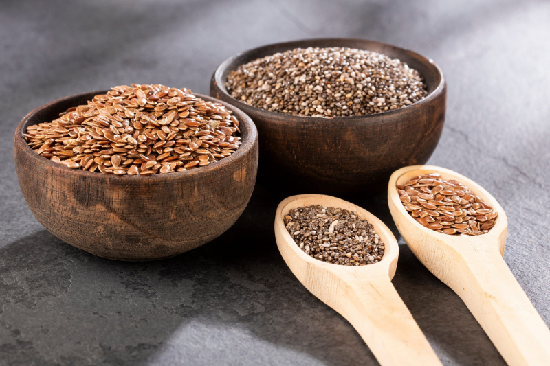 Ground flaxseed or chia seed
