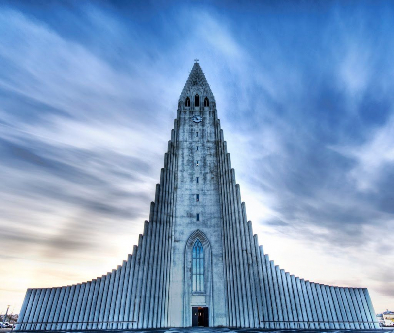Hallgrímur Reykjavík is the largest church in the country and also one of its tallest buildings- Source: Jnewsvn.com
