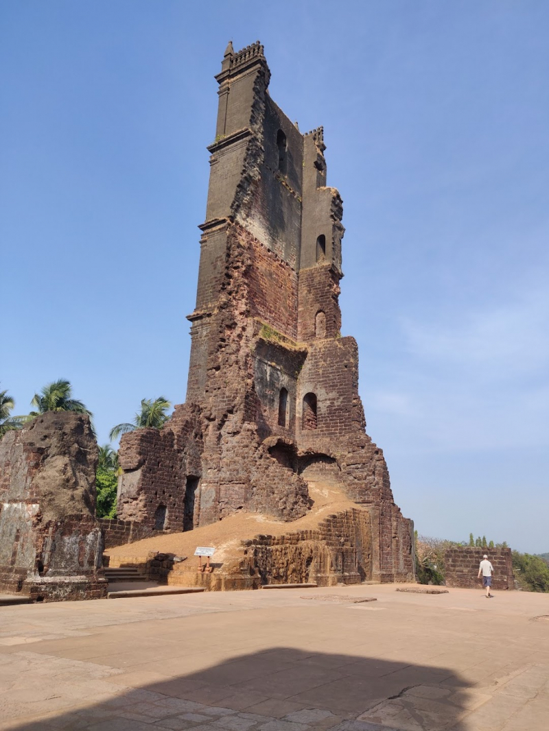 St Augustine’s Tower in Goa - Source: India Information