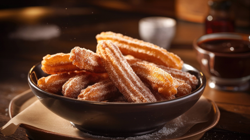 Photo by https://pixexid.com/image/churros-dusted-with-sugar-chocolate-sauce-on-the-side-for-indulgent-dipping-ybpxe954