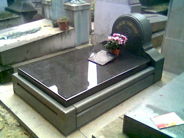 Photo:  Wikipedia - Debussy's grave