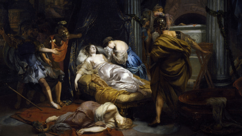 Death of Cleopatra -Photo: history.com