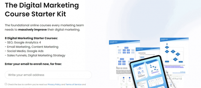 Screenshot of https://www.clickminded.com/mc-registration-dm-digital-marketing-masterclass/