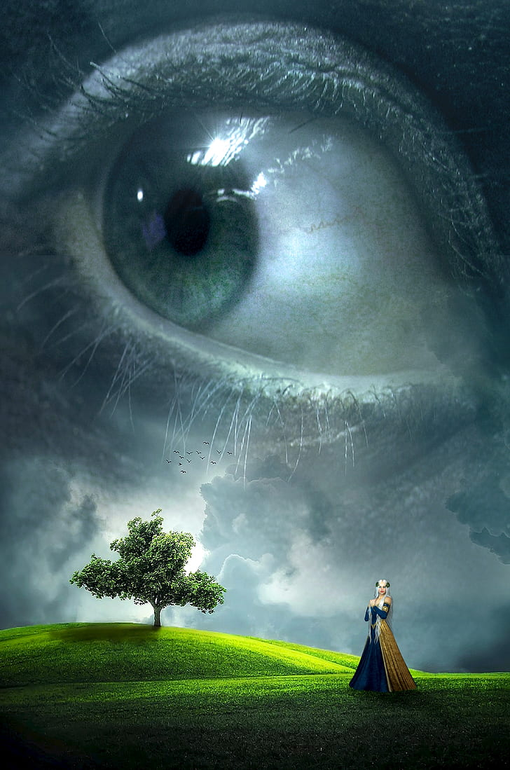 Photo on Pickpik: https://www.pickpik.com/fantasy-book-cover-eye-landscape-woman-tree-43768