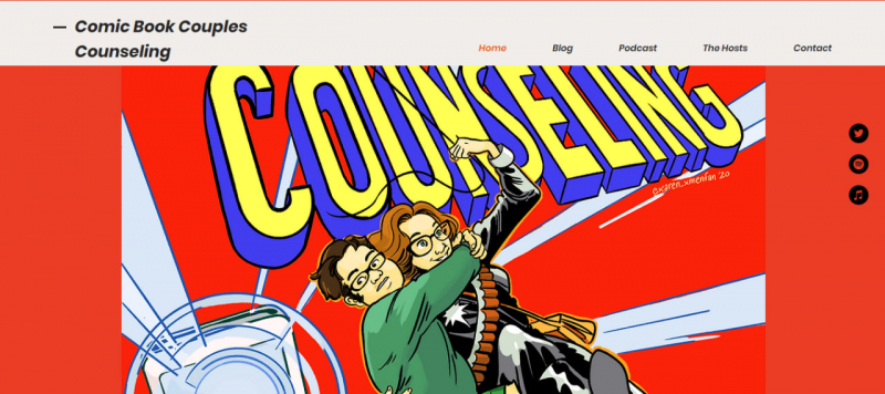 Screenshot of https://www.comicbookcouplescounseling.com/