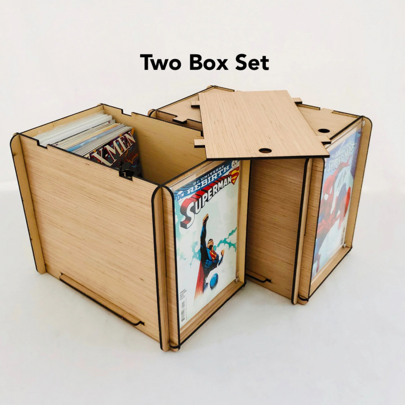 Screenshot of https://romanyhouseboxes.com/products/comic-book-storage-and-display-box-with-lid