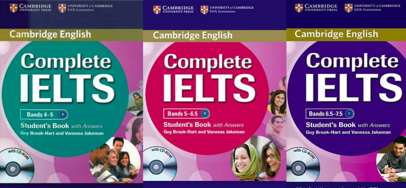 The Complete IELTS book series is suitable for those who are self-studying for IELTS.