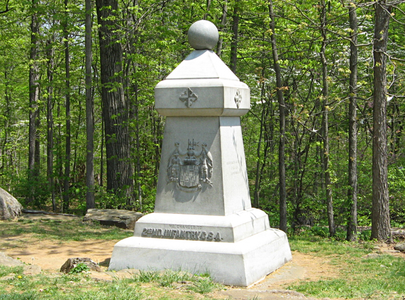 The front of the monument - gettysburg.stonesentinels.com