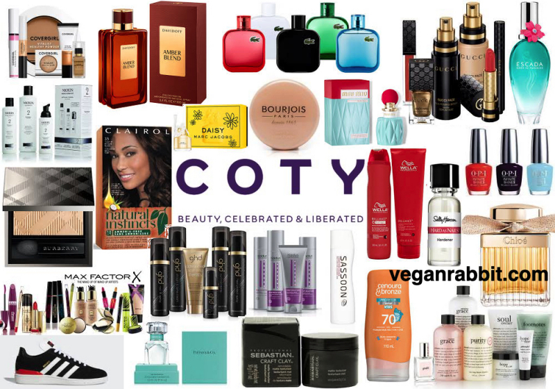 Cosmetics products of Coty