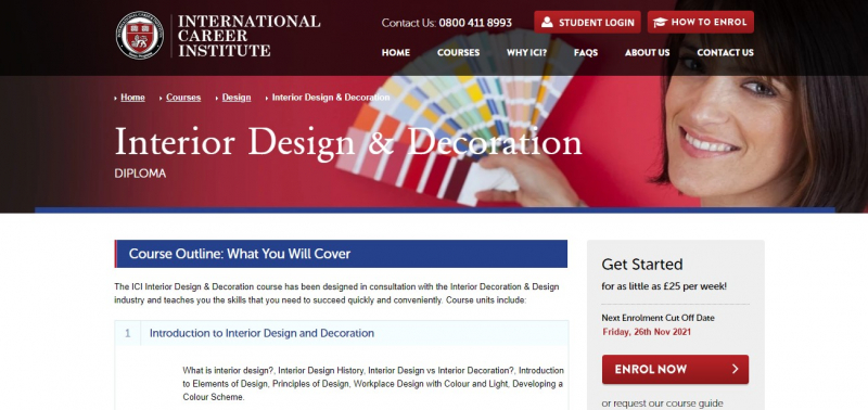 ICI gives you the opportunity to learn decoration and interior design conveniently and quickly- Screenshot photo