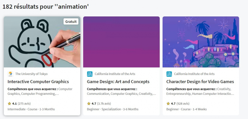 Animation Courses on Coursera