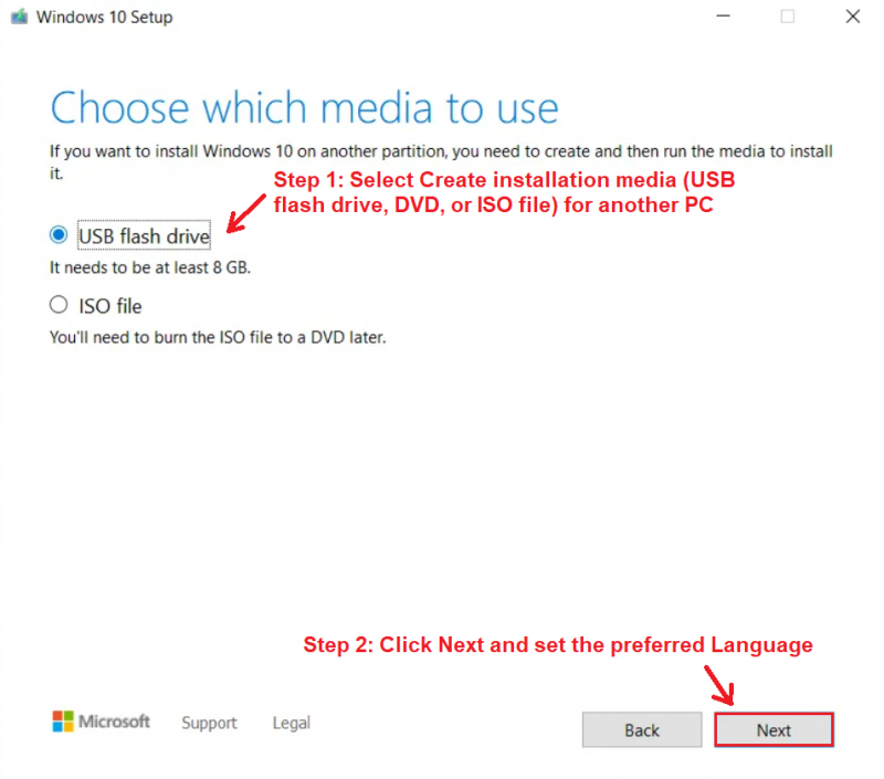 Create a Bootable USB Installer for Windows 10