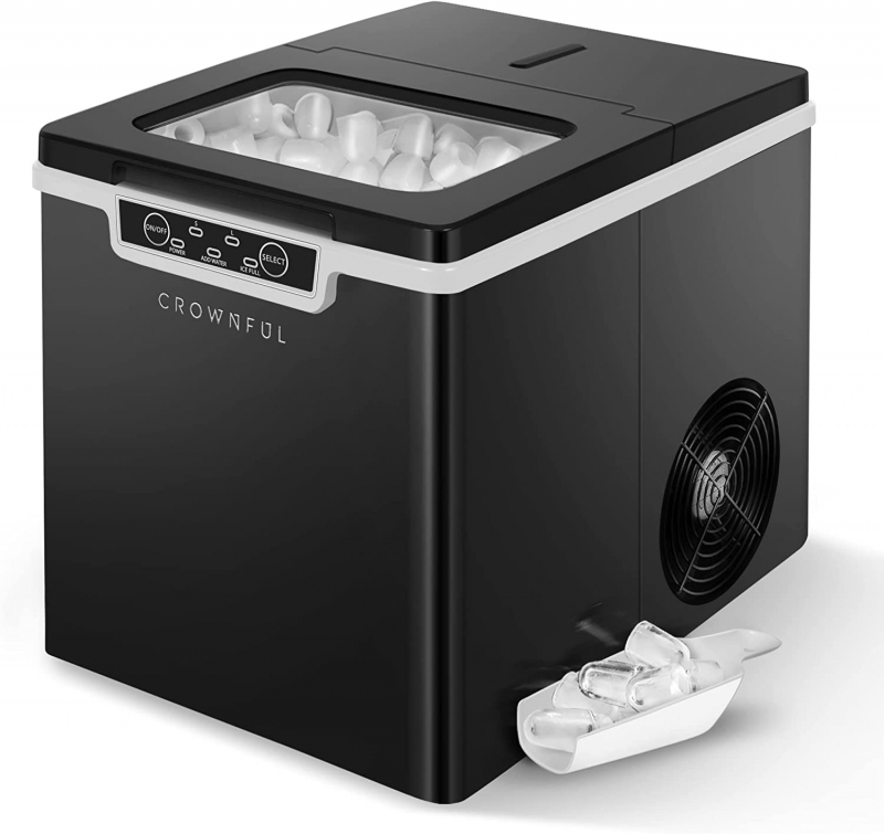 Test and Review of the AGLUCKY Countertop Ice Maker Machine - Can It Be  Used For Camping? 