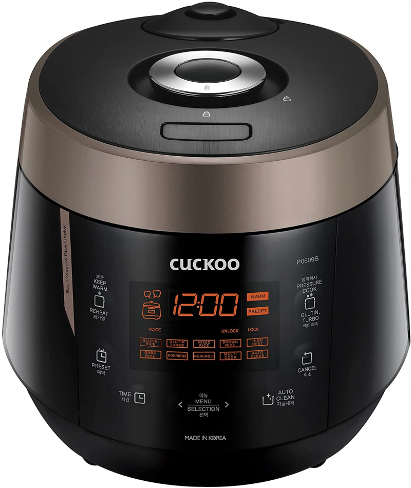 Cuckoo 6-Cup Electric-Heating Pressure Rice Cooker