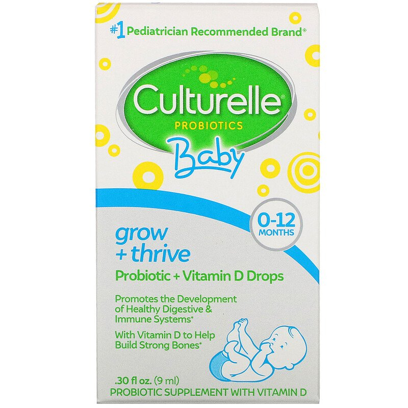 Culturelle Baby Grow + Thrive Probiotics + Vitamin D Drops (photo: Amazon)