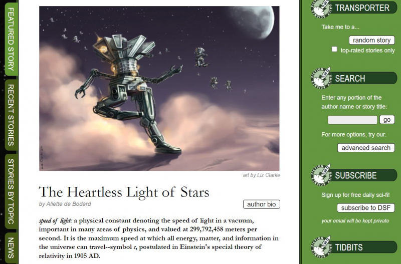 Screenshot of https://dailysciencefiction.com/hither-and-yon/the-numbers-quartet/aliette-de-bodard/the-heartless-light-of-stars