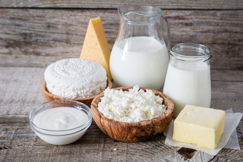 Dairy Products (Cheese, Milk, Yogurt, Ice Cream)