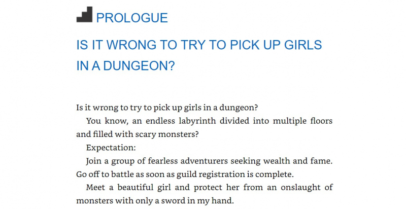 Screenshot of https://www.amazon.com/Wrong-Girls-Dungeon-light-novel-ebook/dp/B00LZYBVJ4/ref=sr_1_1?keywords=danmachi+light+novel&qid=1695975635&sr=8-1