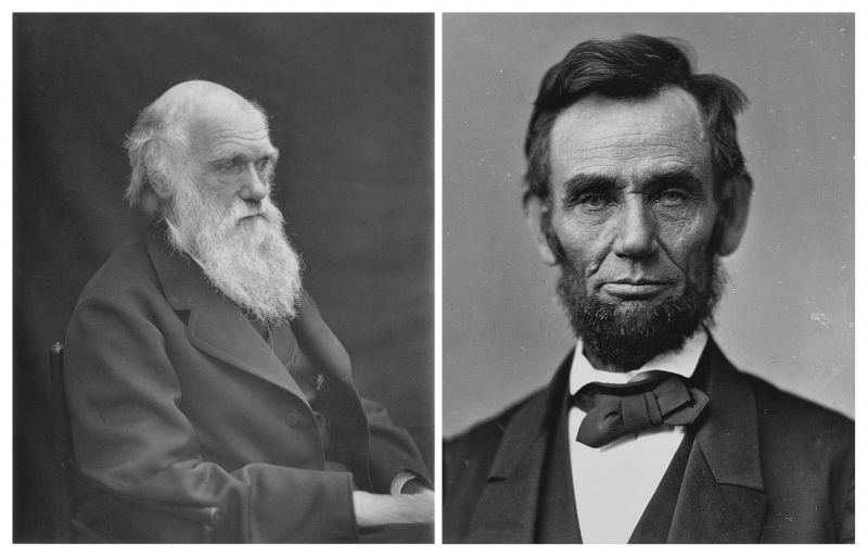 Photo: https://www.mentalfloss.com/article/54633/born-same-day-6-things-lincoln-and-darwin-had-common
