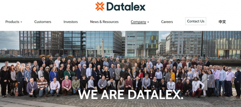 Screenshot of datalex.com