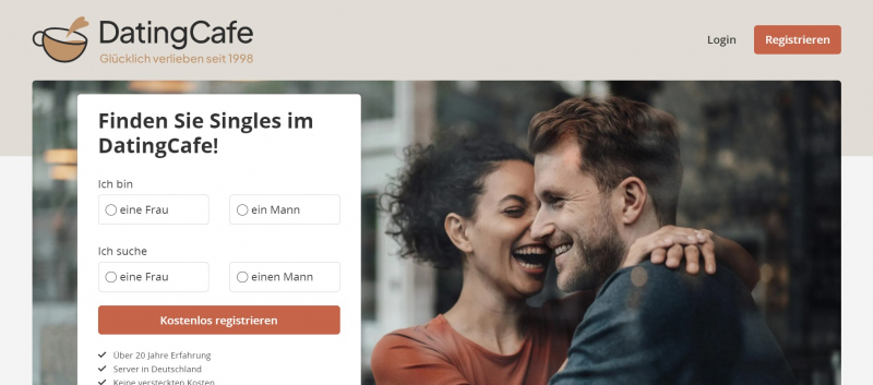 Screenshot of https://www.datingcafe.de/