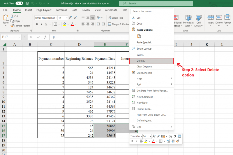 Screenshot via Excel