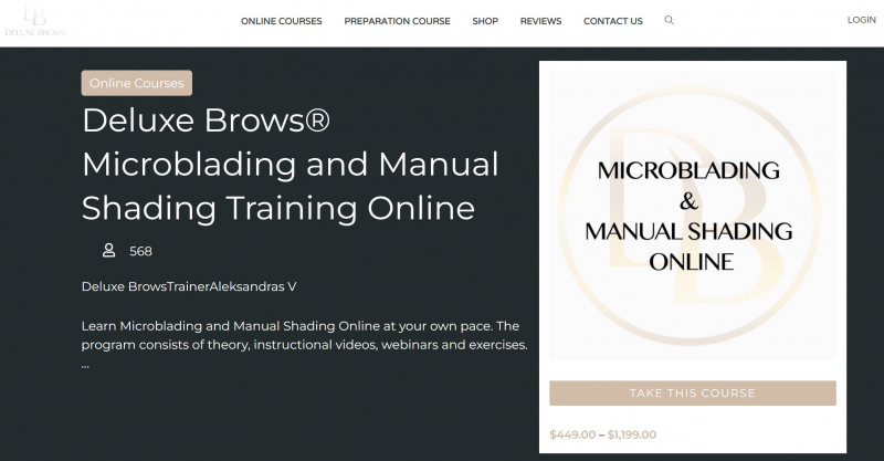 Deluxe Brows: Micro Blading and Manual Shading Online