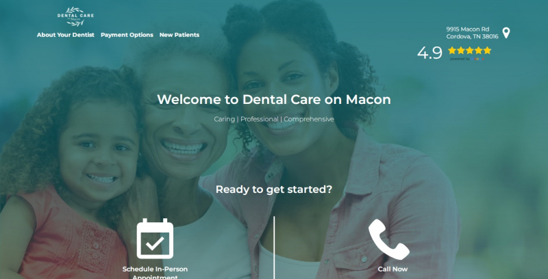 dentalcareonmacon.com