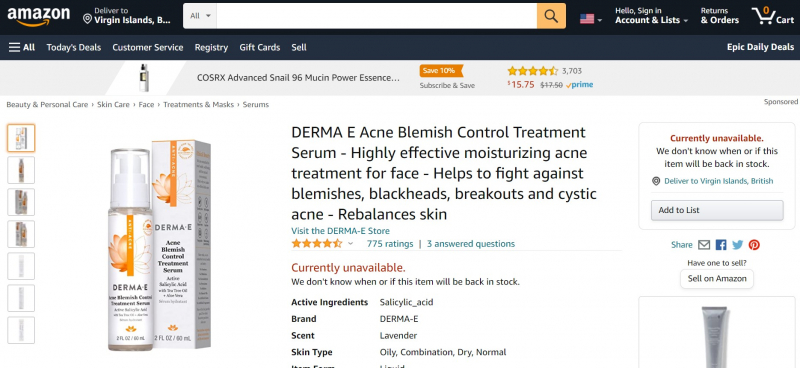 DERMA E Blemish Control Acne Serum,https://www.amazon.com/